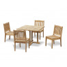 Sissinghurst Square 1m Table and Winchester Chair Set