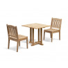 Sissinghurst Square 1m Table and Winchester Chair Set