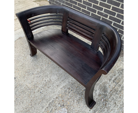 Bloomsbury 1.5m Dark Bench with Ecru Cushion - Used: Good