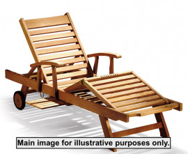 Luxury Reclining Lounger with Arms - Used: Good