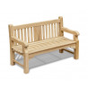 3 seater 1.5m small teak outdoor garden bench