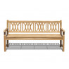 teak decorative lattice 1.8m 6ft outdoor garden bench