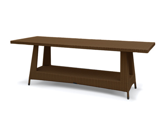 Verona Large Rattan Rectangular Table - 2.2 x 0.8m