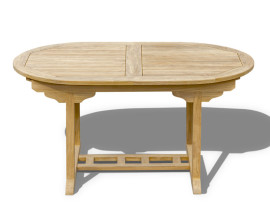 Teak Extending Garden Dining Table