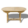 Teak Extending Garden Dining Table