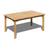 Hampton Teak Rectangular Garden Dining Table - 1.5m