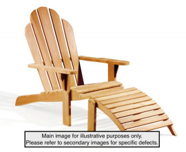 Adirondack Chair with leg rest - Used: Good