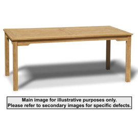 Hampton 1.8m Rectangular Table - Used: Good