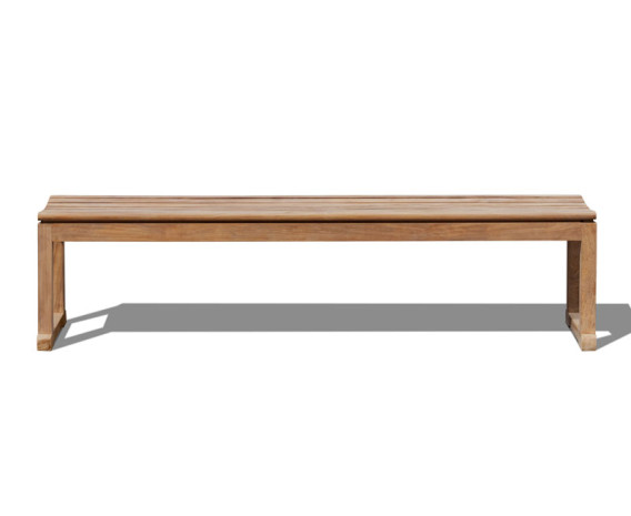 Tavistock Teak 4 Seater Backless Garden Bench - 1.8m