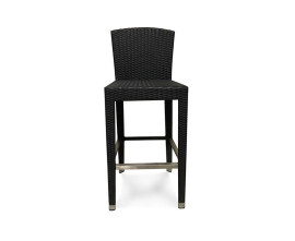 Woven Java Brown Bar Chair - NEW: End of line