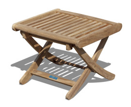 Cannes Adjustable Teak Footstool