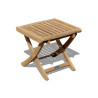 Tewkesbury Teak Adjustable Height Stool