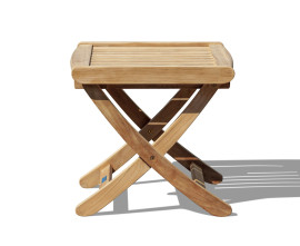 Tewkesbury Teak Adjustable Height Stool