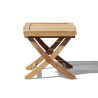 Tewkesbury Teak Adjustable Height Stool