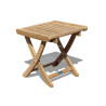 Tewkesbury Teak Adjustable Height Stool