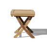 Tewkesbury Teak Adjustable Height Stool