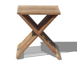 Lucia Teak Folding Side Table