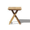 Lymington Square Teak Folding Table - 60cm