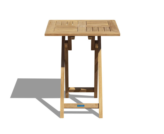 Lymington Square Teak Folding Table - 60cm