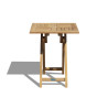 Lymington Square Teak Folding Table - 60cm