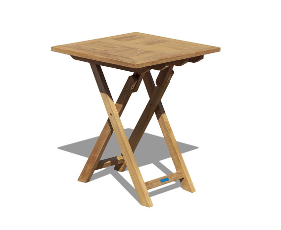 Lymington Square Teak Folding Table - 60cm