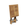 Lymington Square Teak Folding Table - 60cm