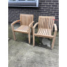 Antibes Teak Stackable Armchair - Used: Good