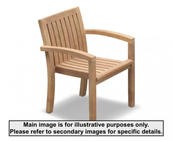 Antibes Teak Stackable Armchair - Used: Good