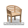 Bloomsbury Wooden Garden Banana Chair - Used: Acceptable