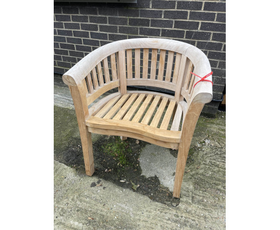 Contemporary Teak Banana Chair - Used: Good