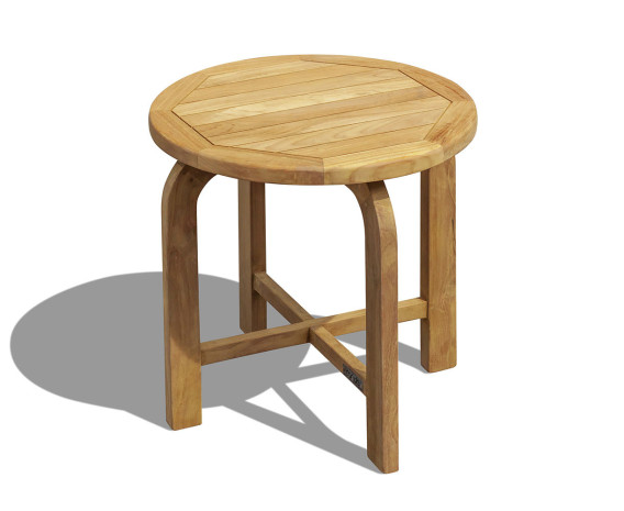 Monte Carlo Teak Round Side Table