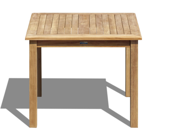 Hampton Teak Square Garden Table - 90cm