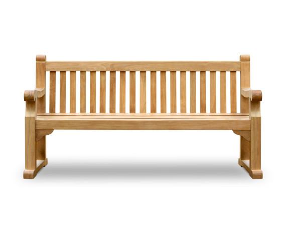 Regent's Park Teak Sled Bench - 1.8m