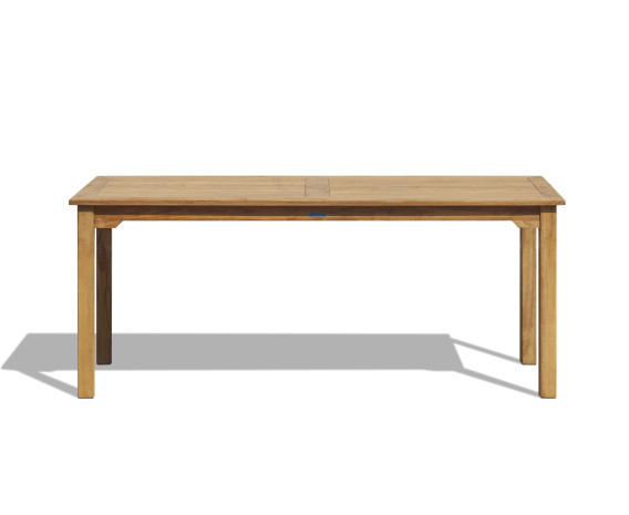 Hampton Teak Rectangular Garden Dining Table - 1.8m