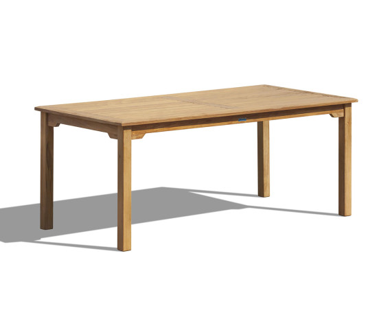 Hampton Teak Rectangular Garden Dining Table - 1.8m