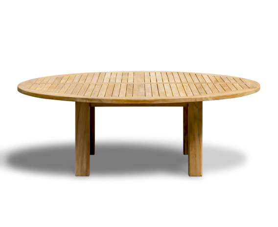 Orion Large Round Teak Garden Table - 2.2m