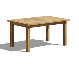 Gladstone Teak Rectangular Dining Table - 1.5 x 0.9m