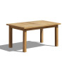 Gladstone Teak Rectangular Dining Table - 1.5 x 0.9m