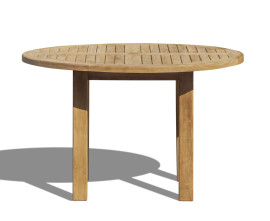 Orion Teak Circular Garden Table - 1.2m