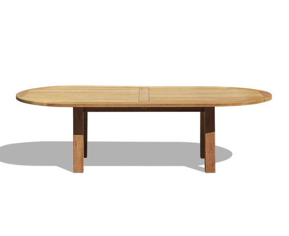 Orion Teak Oval Garden Dining Table - 2.6m