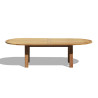 Orion Teak Oval Garden Dining Table - 2.6m