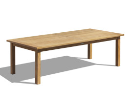 Gladstone Teak Rectangular Garden Dining Table - 2.5m