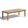 Gladstone Teak Rectangular Garden Dining Table - 2.5m