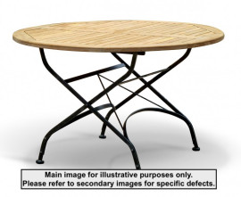 Bistro 1.2m Folding Round Table - Used: Good