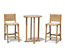 Rinca Woven Bar Chair Set