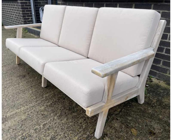 Belmont 3 Seat Sofa with Cushions - Used: Good