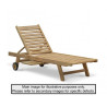 Teak Lounger - Used: Good