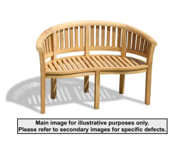 Wimbledon Bijou Banana Bench - 1.2m - Used：Good