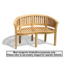 Wimbledon Bijou Banana Bench - 1.2m - Used：Good