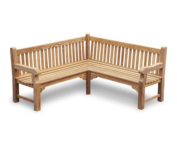 Gladstone Teak 1.8m Corner Bench